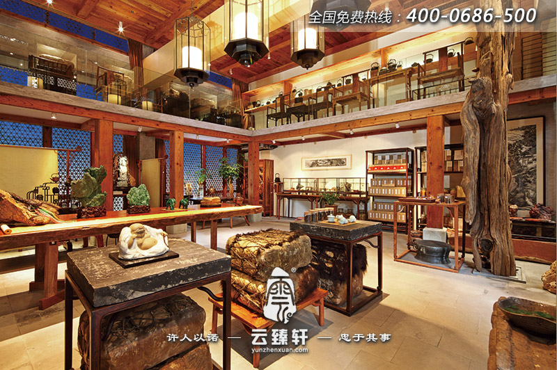 中式茶樓設(shè)計效果圖