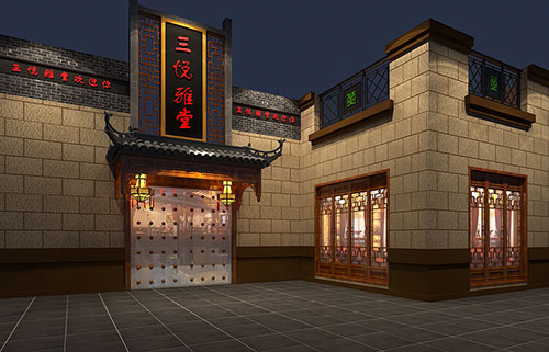 無錫中式茶葉店裝修——極具詩(shī)詞意味的茶境空間